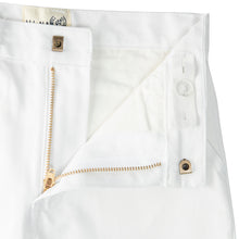 Load image into Gallery viewer, Navy Regular Fit Cotton Poly Pants