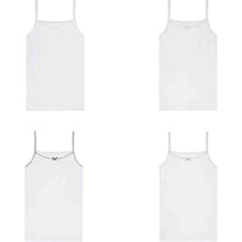 Load image into Gallery viewer, Girls Eyelet Cami Undershirt 4 Pack