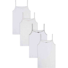 Load image into Gallery viewer, Girls Eyelet Cami Undershirt 4 Pack
