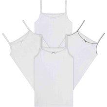 Load image into Gallery viewer, Girls Eyelet Cami Undershirt 4 Pack