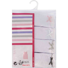 Load image into Gallery viewer, Girls Eyelet Undershirt 4 Pack