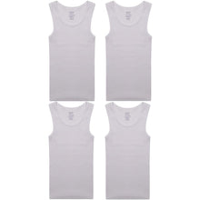 Load image into Gallery viewer, Boys White Undershirt 4 Pack
