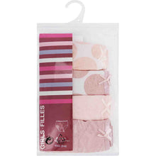 Load image into Gallery viewer, Girls Dot Pattern Briefs 4 Pack