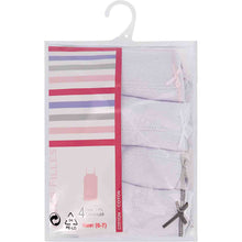 Load image into Gallery viewer, Girls Eyelet Cami Undershirt 4 Pack