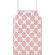 Load image into Gallery viewer, Girls Dot Pattern Cami Undershirt 4 Pack