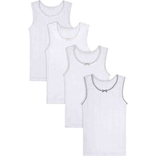 Load image into Gallery viewer, Girls Eyelet Undershirt 4 Pack