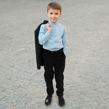Load image into Gallery viewer, Black Regular Fit Shabbos Pants