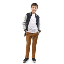 Load image into Gallery viewer, Indigo Slim Fit Cotton Poly Pants
