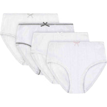 Load image into Gallery viewer, Girls Eyelet Briefs 4 Pack