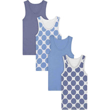 Load image into Gallery viewer, Boys Dot Pattern Undershirt 4 Pack