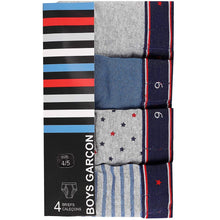 Load image into Gallery viewer, Boys Printed Briefs 4 Pack