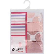 Load image into Gallery viewer, Girls Dot Pattern Cami Undershirt 4 Pack