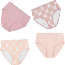 Load image into Gallery viewer, Girls Dot Pattern Briefs 4 Pack