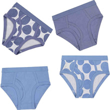 Load image into Gallery viewer, Boys Dot Pattern Briefs 4 Pack