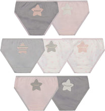 Load image into Gallery viewer, Girls 7 Day Pack Briefs Assorted Colors