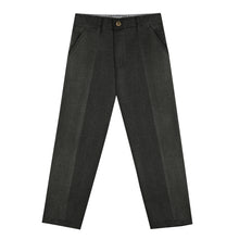Load image into Gallery viewer, Black Regular Fit Shabbos Pants