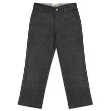 Load image into Gallery viewer, Charcoal Gray Slim Fit Corduroy Pants