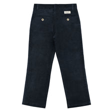 Load image into Gallery viewer, Navy Slim Fit Corduroy Pants