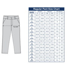 Load image into Gallery viewer, Navy Regular Fit Cotton Poly Pants