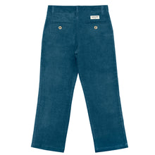 Load image into Gallery viewer, Teal Regular Fit Corduroy Pants
