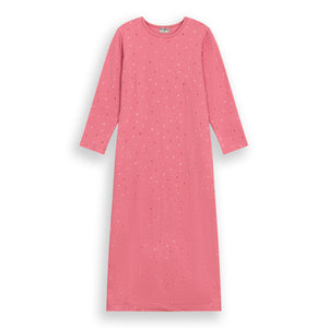 Speckled Lounge Dress Pink