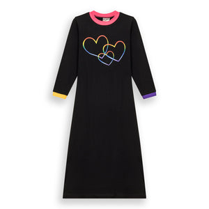 Colored Hearts Lounge Dress