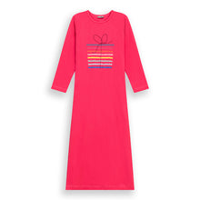 Load image into Gallery viewer, Gift Box Lounge Dress Hot Pink
