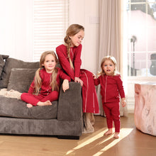 Load image into Gallery viewer, Contrast Piping 2 Piece Lounge Set Rose
