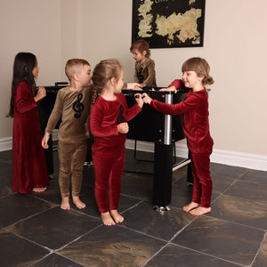 Musical Note Lounge 2 Piece Burgundy