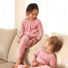 Load image into Gallery viewer, Buttoned Lounge 2 Piece Dusty Pink
