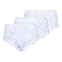 Load image into Gallery viewer, Boys White Briefs 4 Pack

