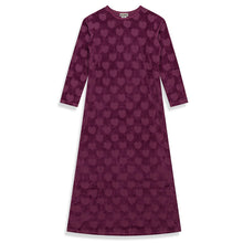 Load image into Gallery viewer, Jacquard Heart Lounge Dress Violet
