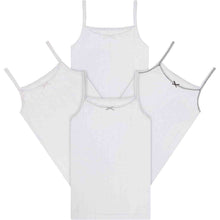 Load image into Gallery viewer, Girls Eyelet Cami Undershirt 4 Pack
