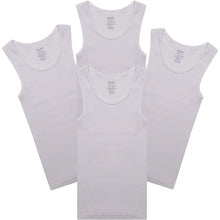 Load image into Gallery viewer, Boys White Undershirt 4 Pack
