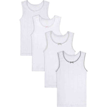 Load image into Gallery viewer, Girls Eyelet Undershirt 4 Pack
