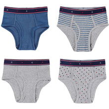 Load image into Gallery viewer, Boys Printed Briefs 4 Pack
