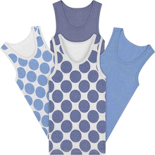 Load image into Gallery viewer, Boys Dot Pattern Undershirt 4 Pack
