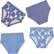 Load image into Gallery viewer, Boys Dot Pattern Briefs 4 Pack
