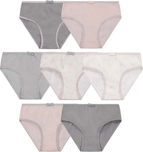 Girls 7 Day Pack Briefs Assorted Colors