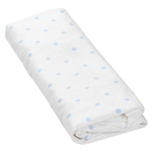 Fitted Sheets Blue Polka Dots