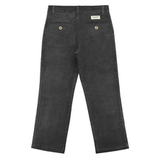 Load image into Gallery viewer, Charcoal Gray Regular Fit Corduroy Pants
