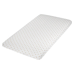 Fitted Sheets Gold Polka Dots
