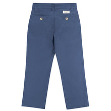 Load image into Gallery viewer, Indigo Regular Fit Cotton Poly Pants
