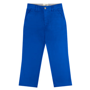 Royal Blue Regular Fit Pants